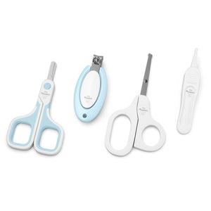 Little Martin’s Baby Nail Care Kit (4 pcs) - 2x Nail Scissors and 1x Nail Clipper with Magnifier