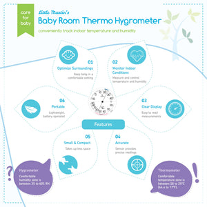 Little Martin's Baby Room Themo Hygrometer