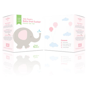 Little Martin's Reusable Snot Sucker for Newborn (Pink)