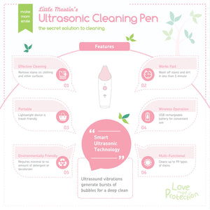 Little Martin's Ultrasonic Cleaning Pen (Pink)