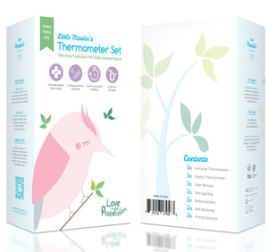 Little Martin's Medical Forehead and Ear Thermometer (Pink)