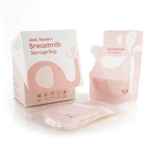 Little Martin's Breast Milk Storage Bags (Pink) - 60 Counts