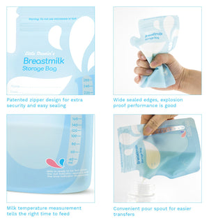 Little Martin's Breast Milk Storage Bags - 60 Counts